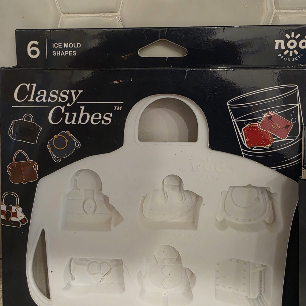Nod Products Purse Ice Molds And Drink Markers Cocktail Theme Party Set - Picture 3 of 6